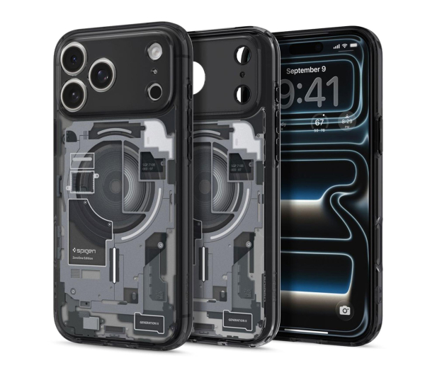 Spigen Ultra Hybrid Mag Magsafe do Iphone 17 Pro Max Zero One Black - 1359932 - zdjęcie 6